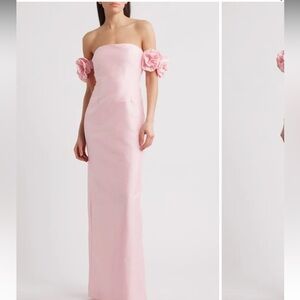 Azi Off the Shoulder Column Gown